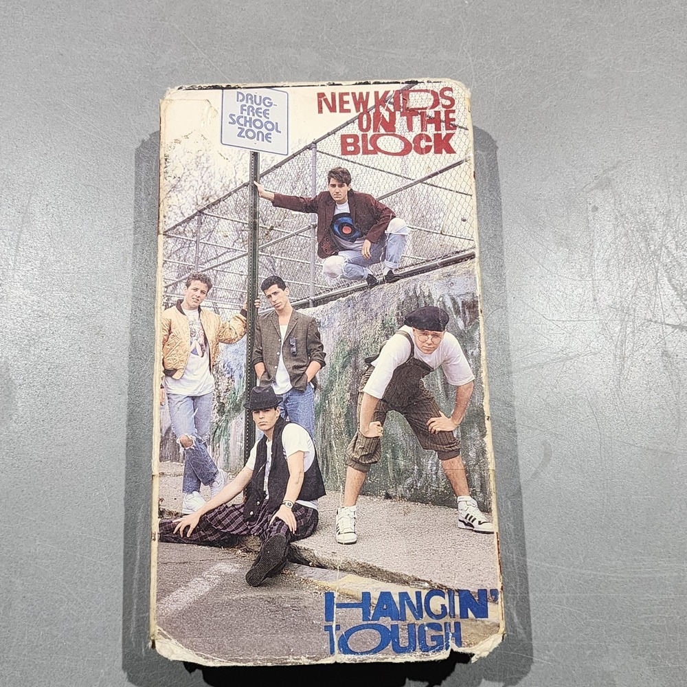 New Kids On The Block VHS Hangin Tough